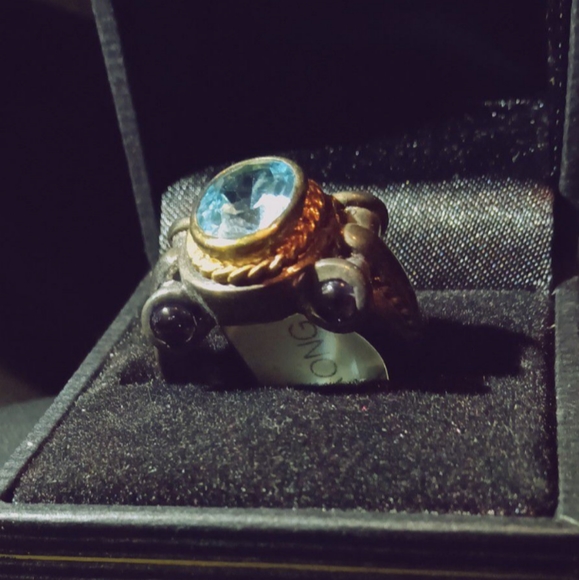 Vintage rings 925/14k/10k all real gems - Picture 3 of 8